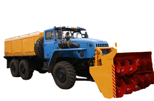 Шнекороторный снегоочиститель SB 500 - SBЕ 200 (аналог ДЭ-226) на шасси УРАЛ 